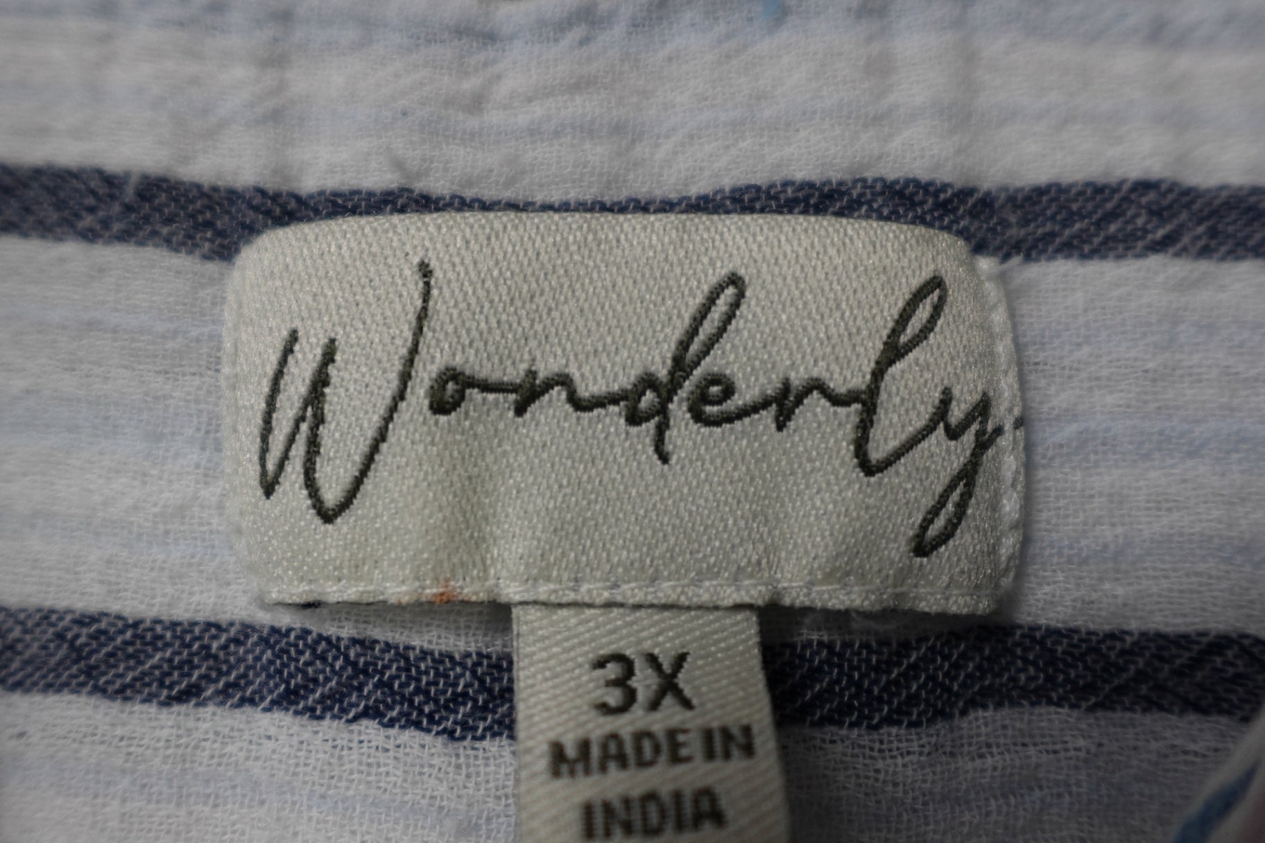 Wonderly, Short Sleeved Top, 3X