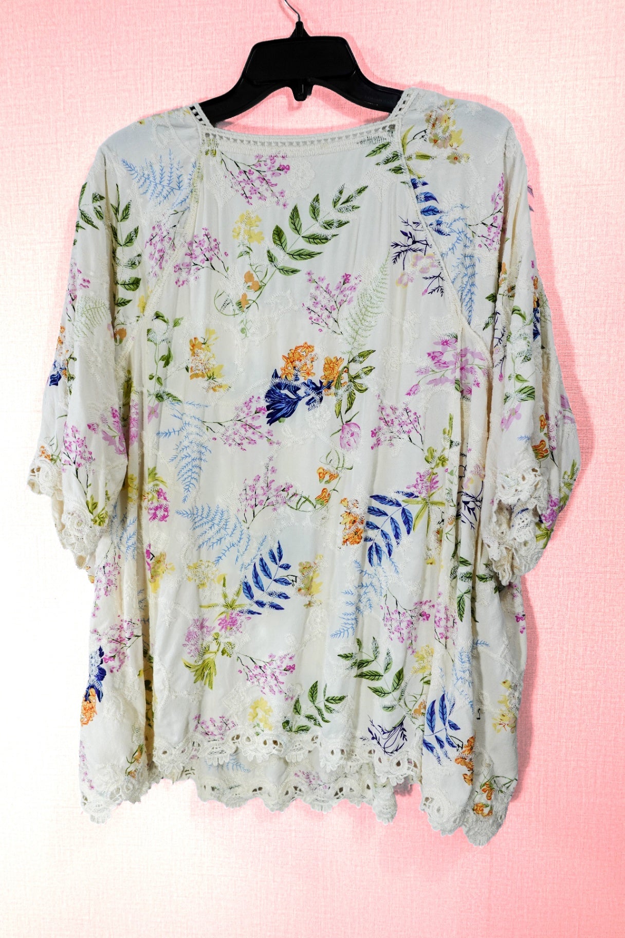 Solitaire, Short Sleeved Top, 1X