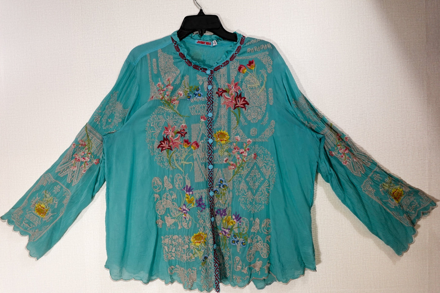 Johnny Was, Long Sleeves Top, XL