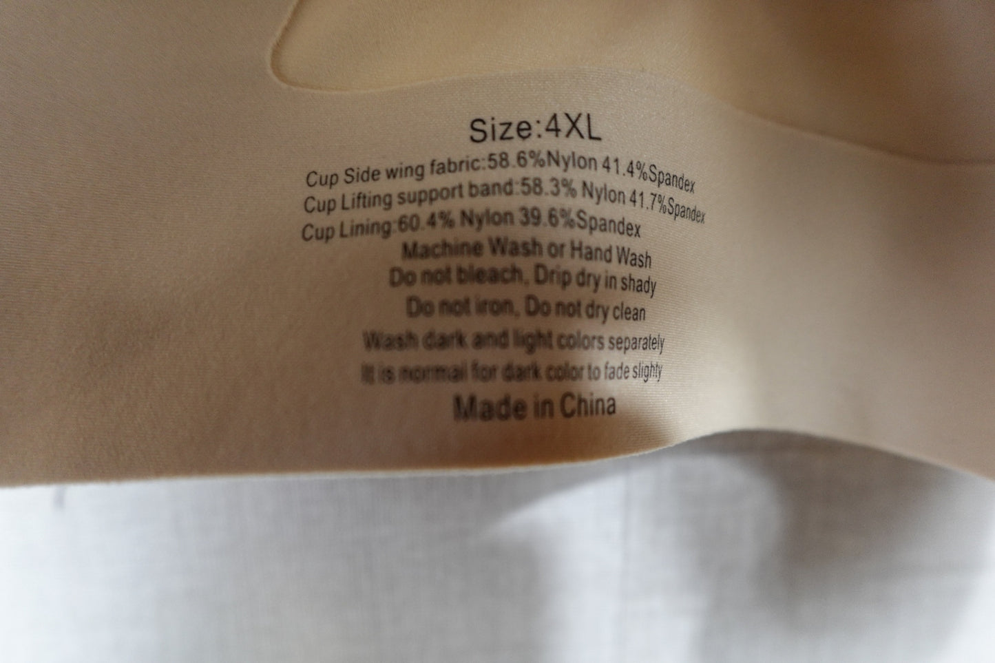 (No Label), Bra, 4XL