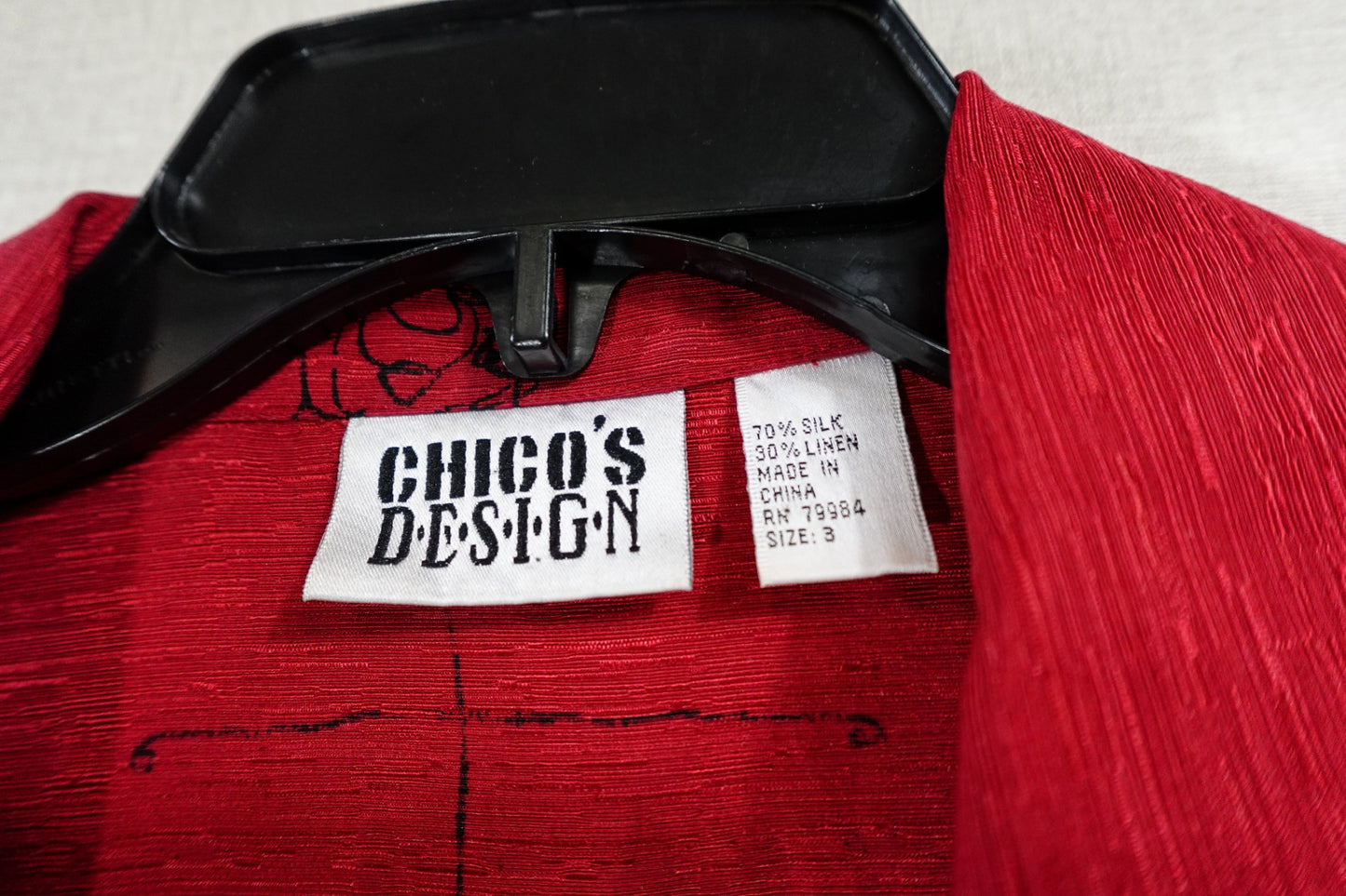 Chico's Design, Long Sleeves Top- Button Down, XL (chicos 3)