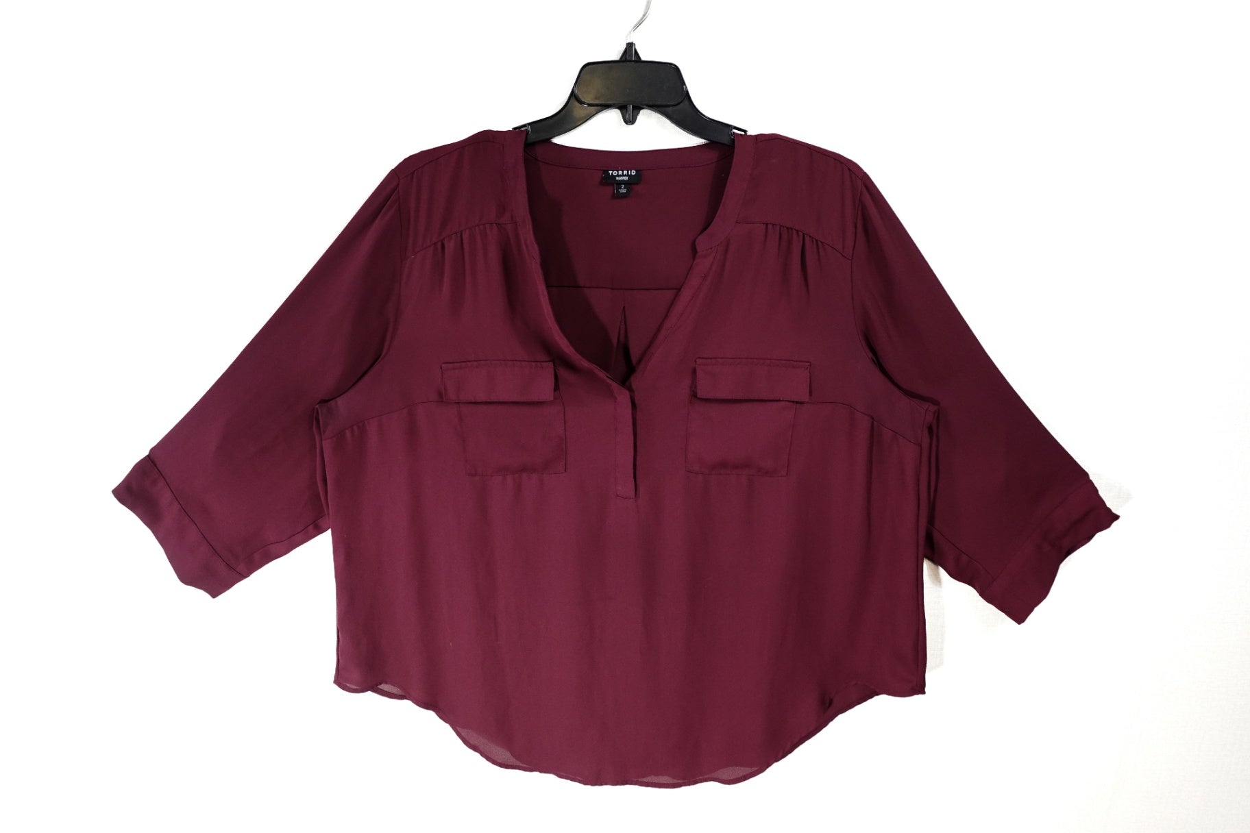 Torrid, 3/4 Sleeve Top, 2X