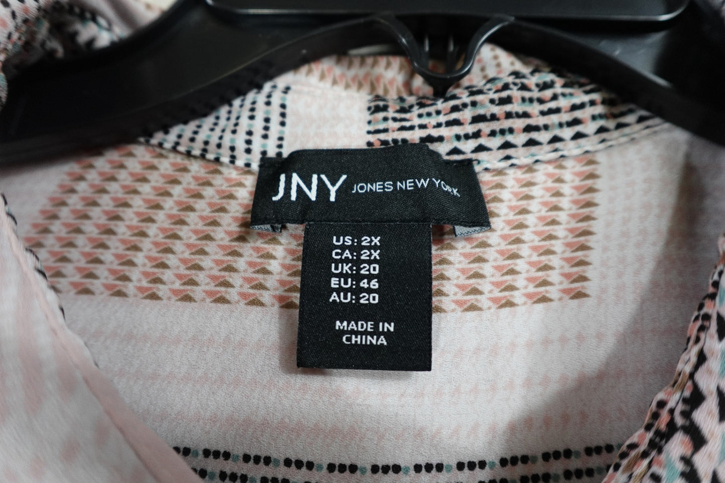 JNY Jones New York, Long Sleeves Top, 2X