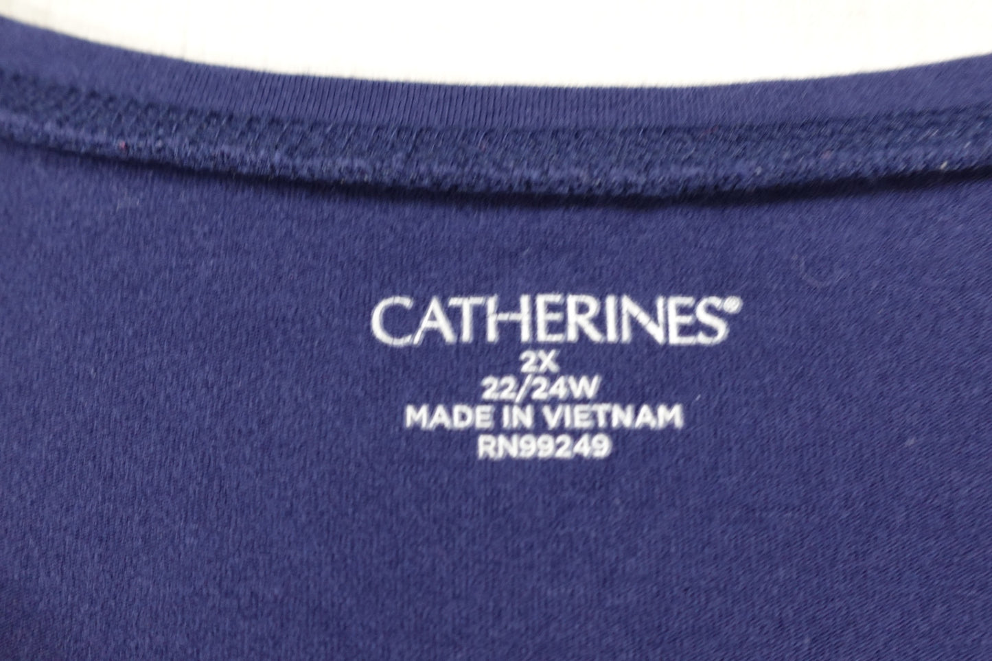 Catherines, Short Sleeved Top, 22/24 (2X)