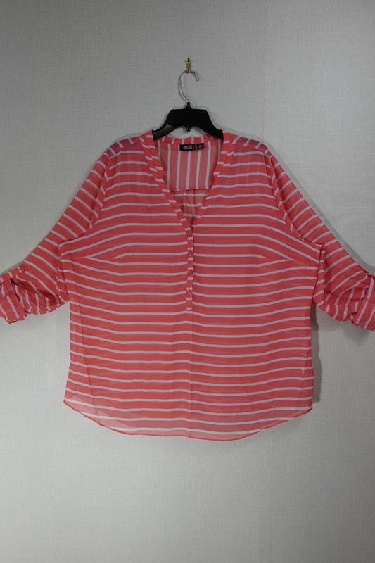 A.N.A., 3/4 Sleeve Top, 2X