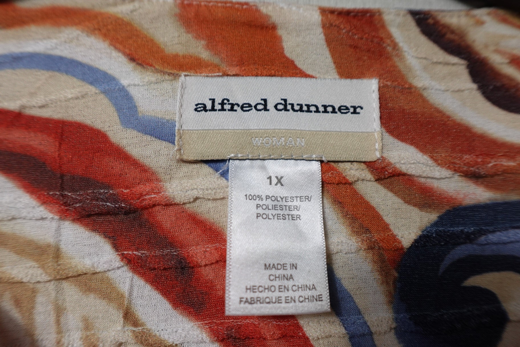 Alfred Dunner, Long Sleeves Top, 20W