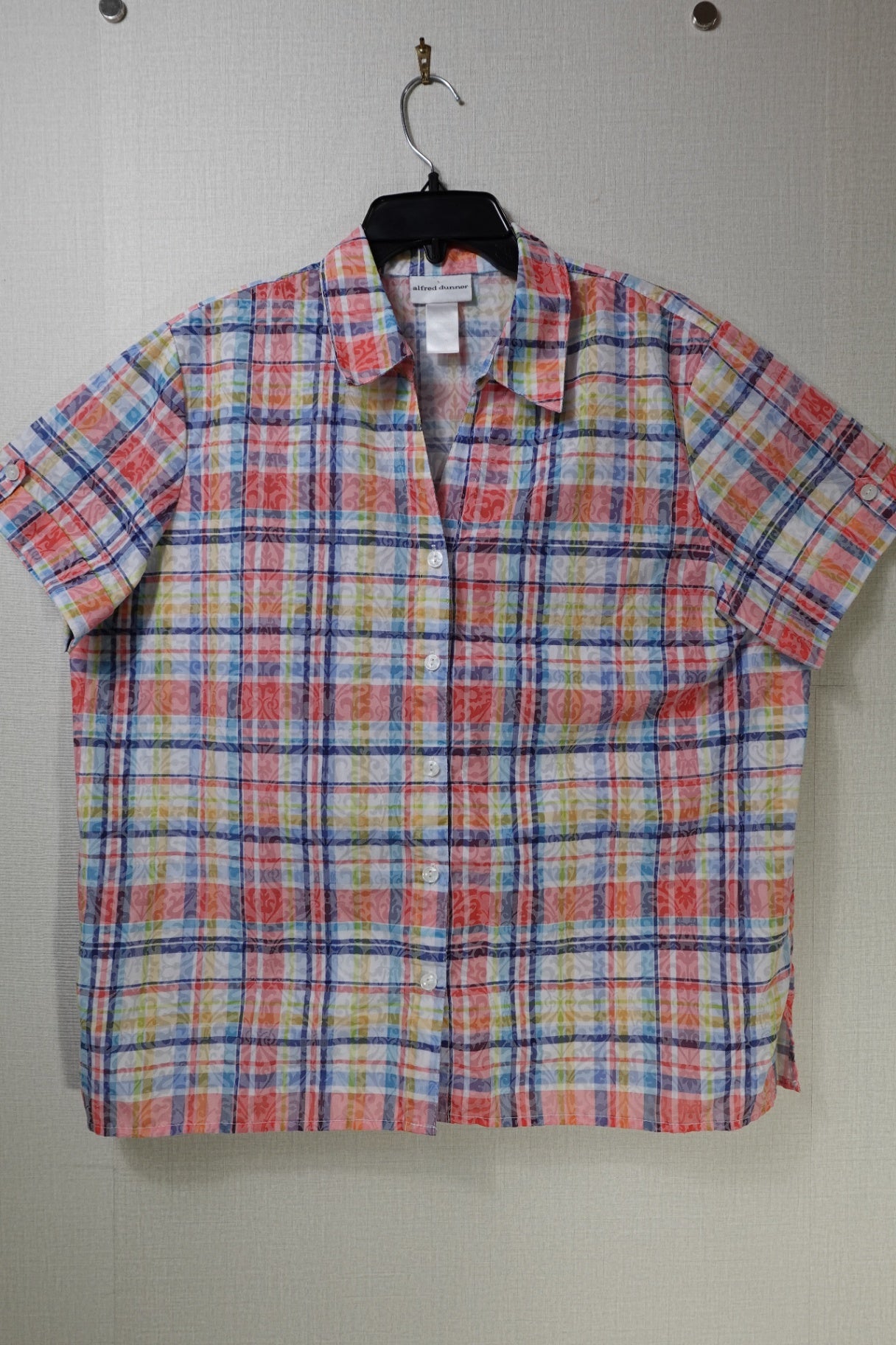alfred dunner, SHORT SLEVED TOP, Large