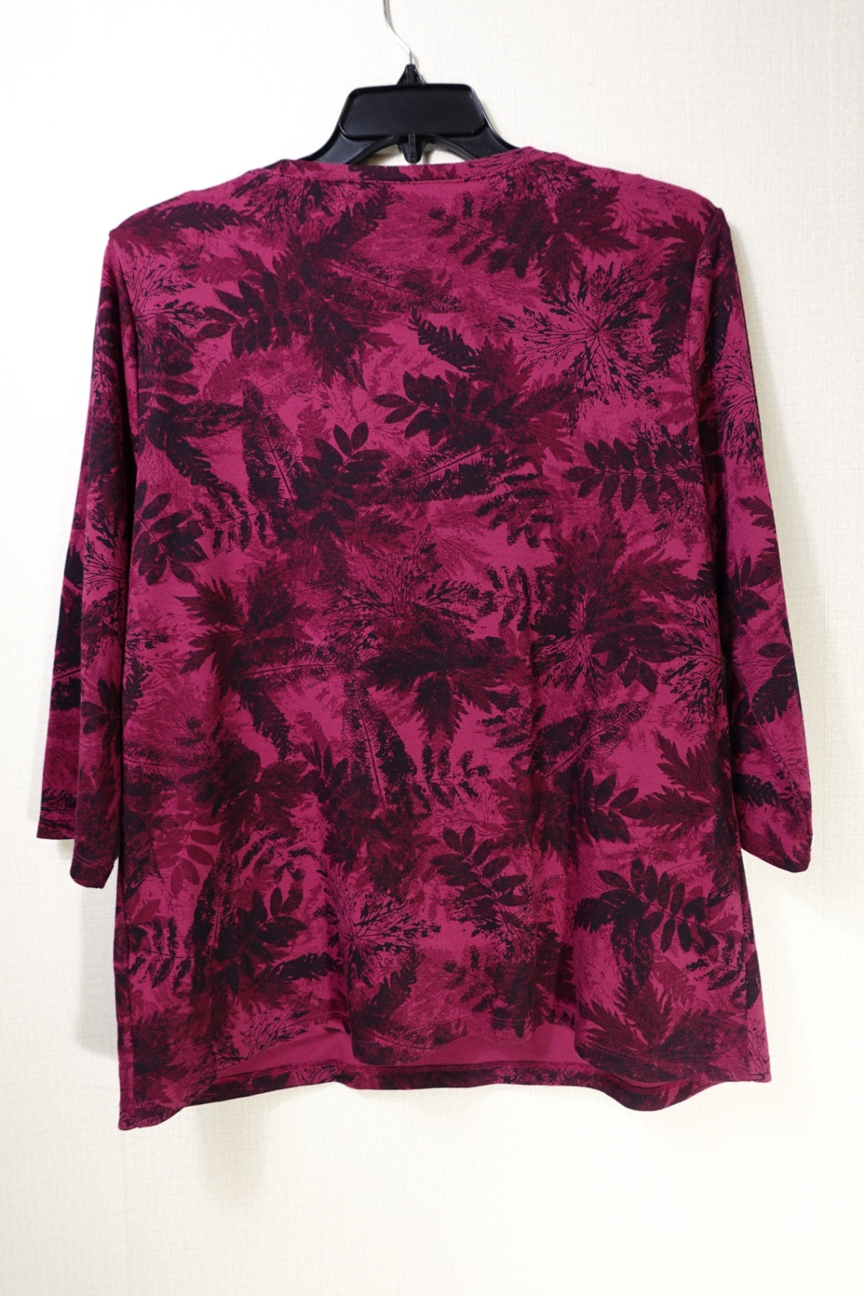 Karen Scott, 3/4 Sleeve Top, 1X