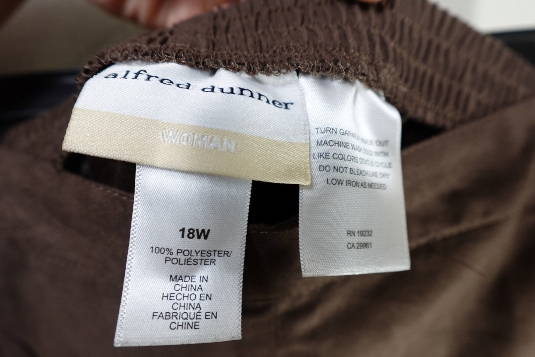 Alfred Dunner, Pants, 18W