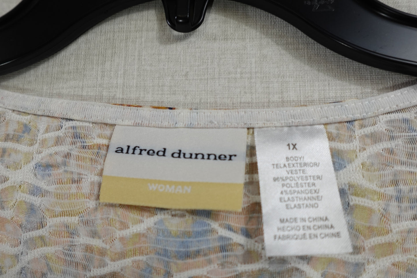 Alfred Dunner, Long Sleeves Top, 20W