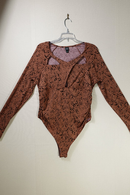 Wild Fable, Long Sleeve Bodysuit/Leotard, 2X