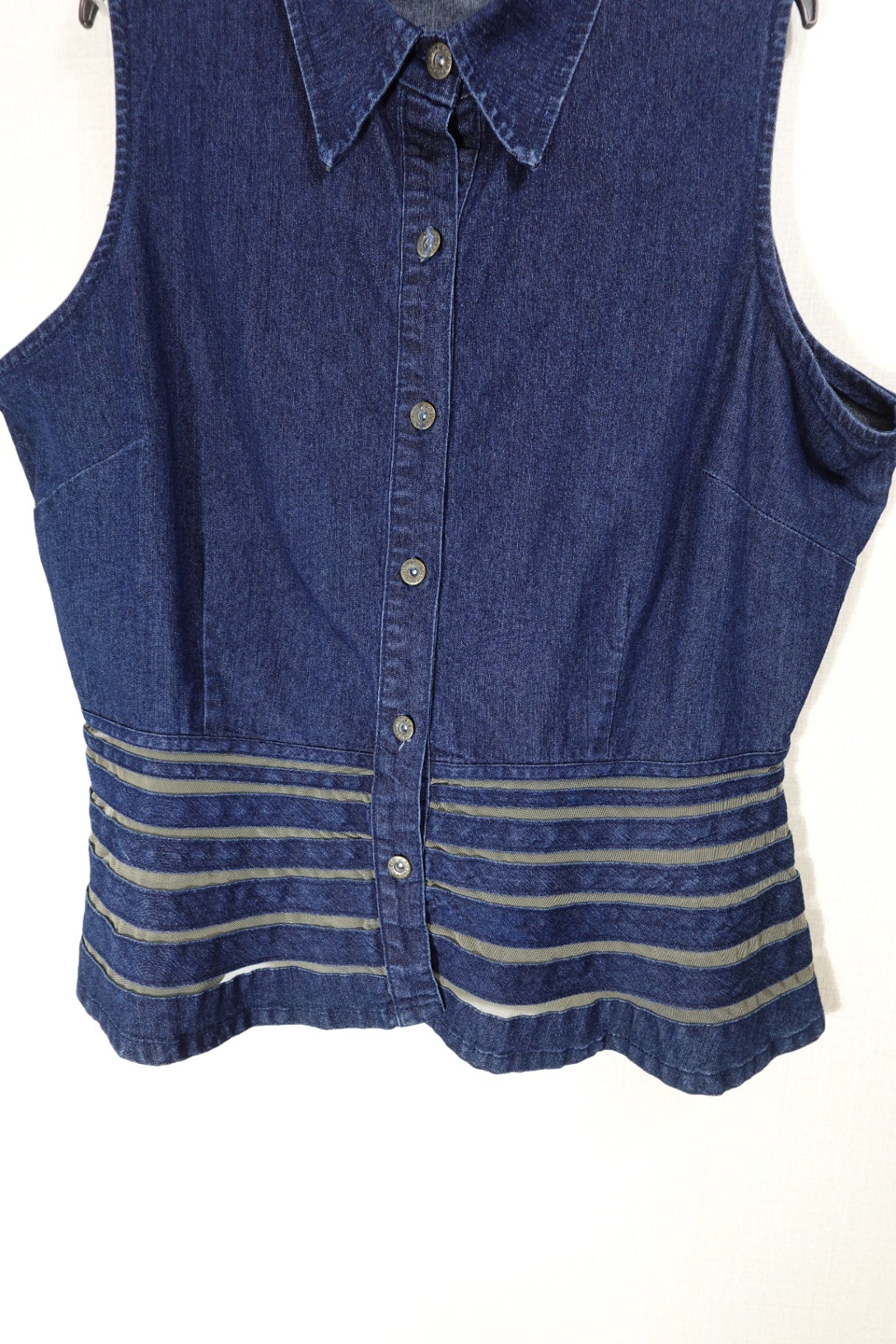 Ashley Stewart, Sleeveless Peplum Top, 18W