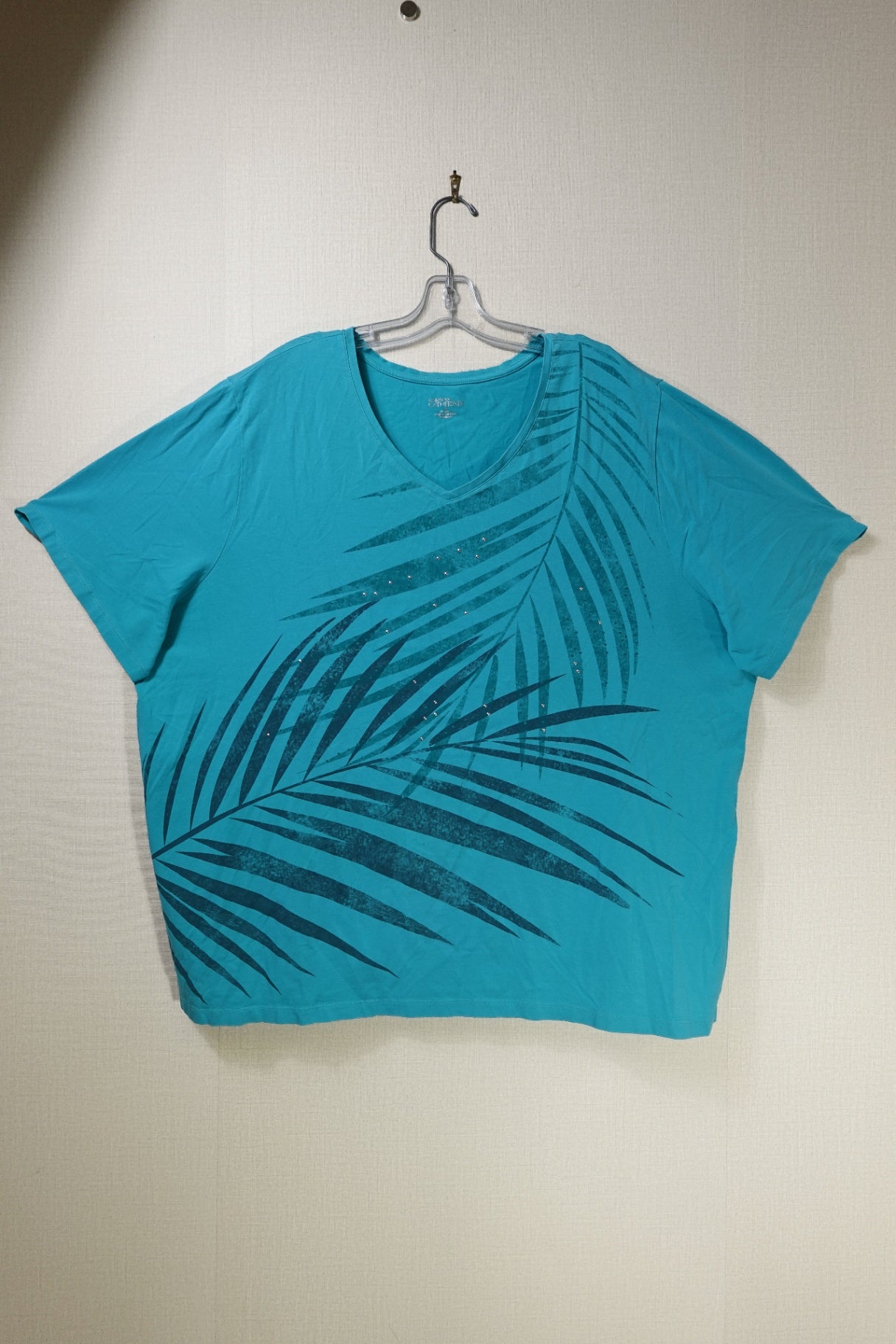 Liz&Me for Catherines, Short Sleeved Top, 26/28 (3X)