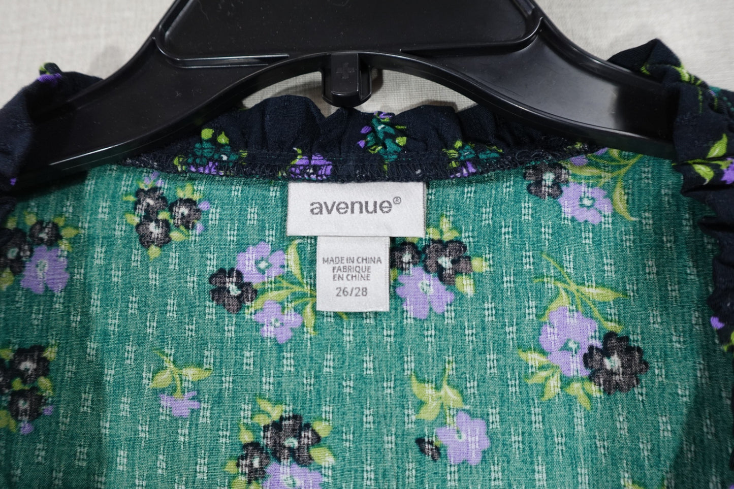 Avenue, New Long Sleeve Top, 26/28