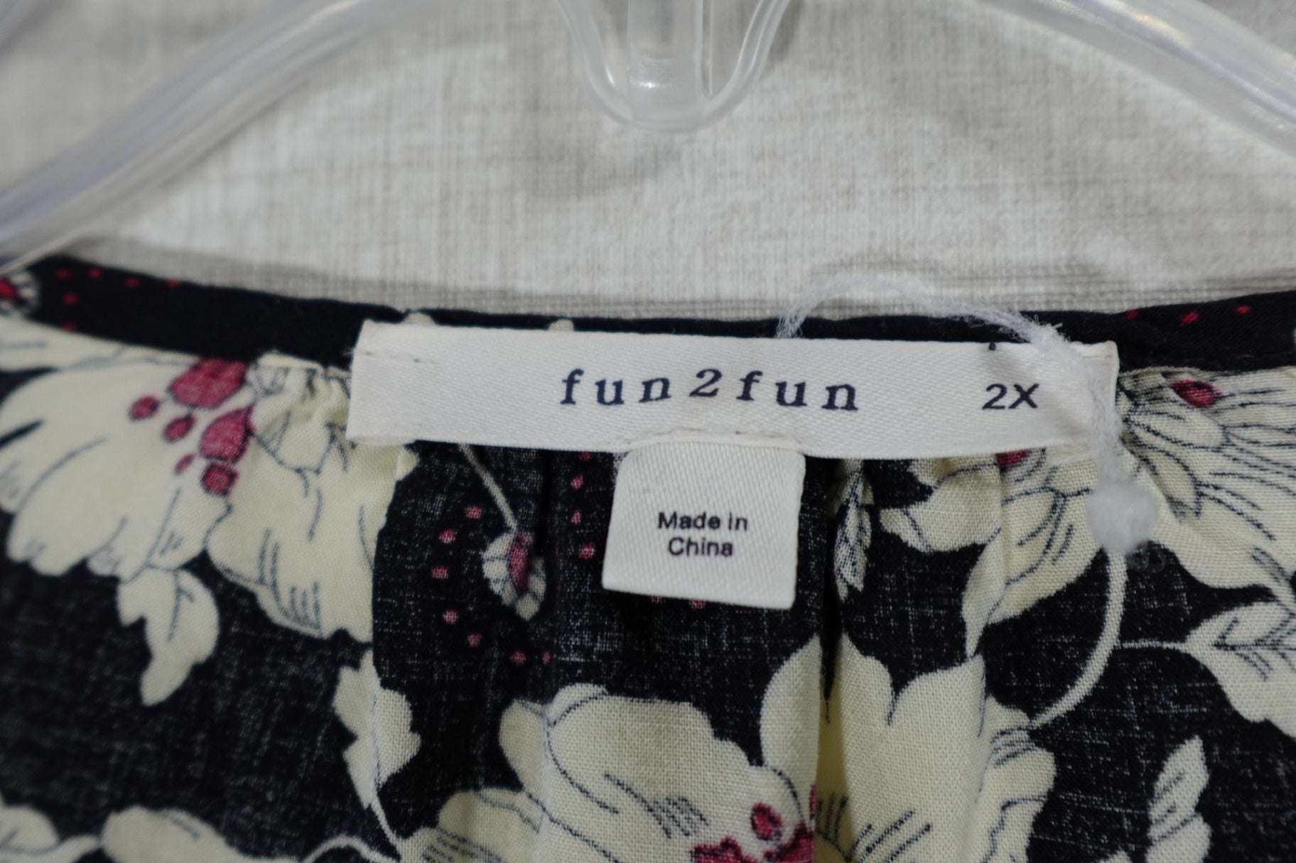 fun2fun, 3/4 Sleeve Top, 2X