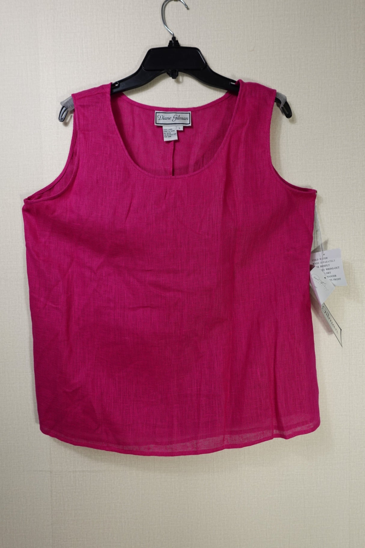 Diane Gilman, Vintage Sleeveless Top, Large