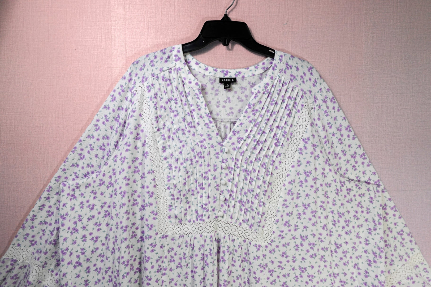 Torrid, 3/4 Sleeve Top, 3X