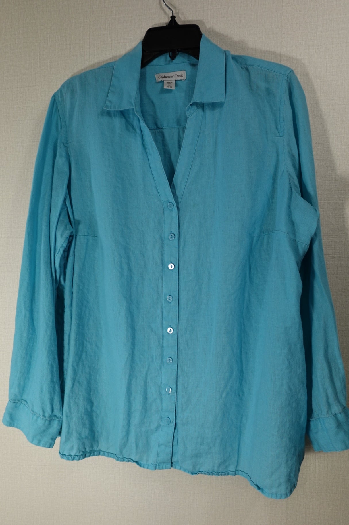 Coldwater Creek, Long Sleeves Top- Button Down, 2X 20/22