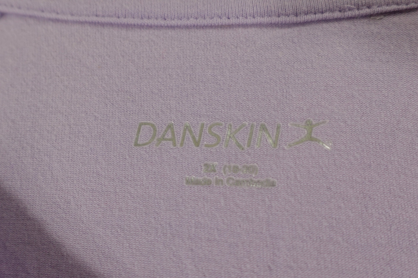 Danskin, Short Sleeved Top, 18-20 (2X)