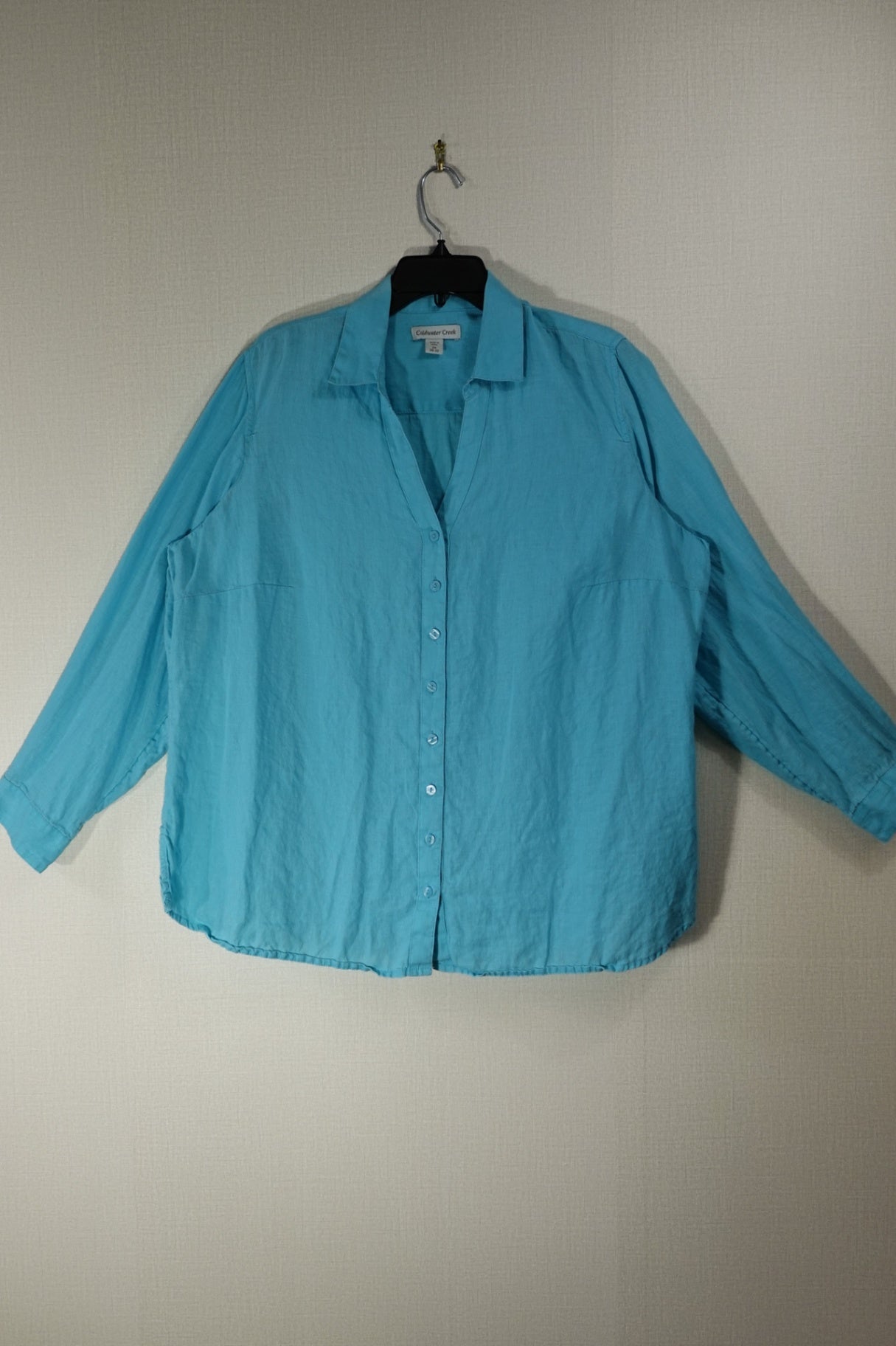 Coldwater Creek, Long Sleeves Top- Button Down, 2X 20/22