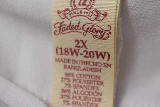 Faded Glory, Capris, 2X (18W-20W)