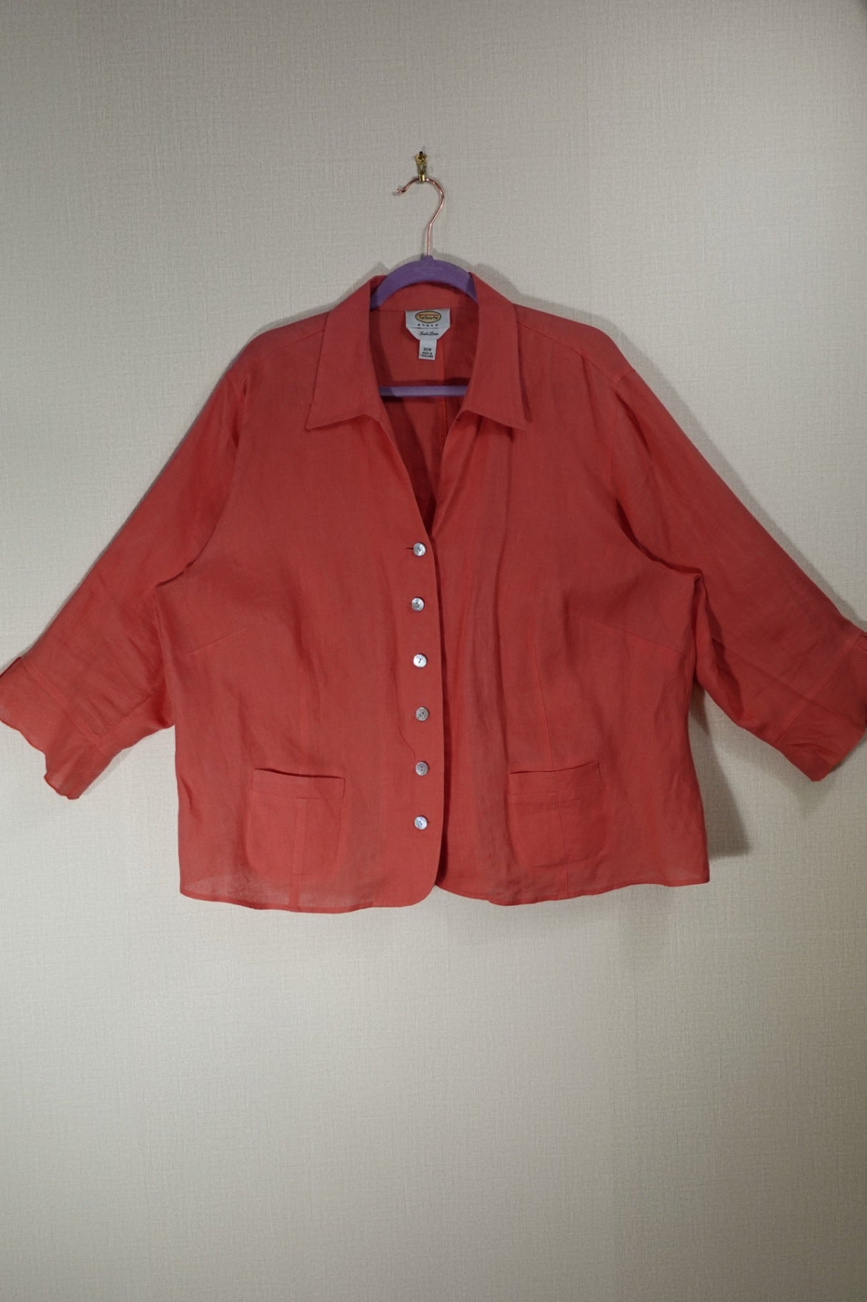 Talbots, 3/4 SLEEVE TOP, 20W