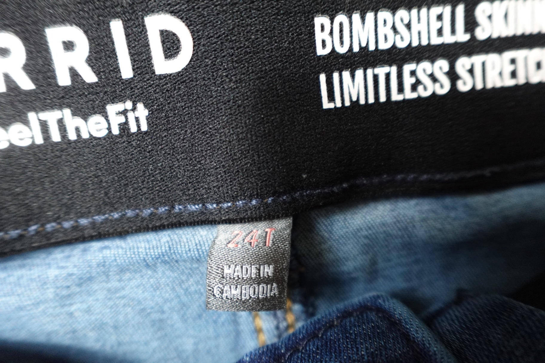 Torrid, Jeans Bombshell skinny, 24T