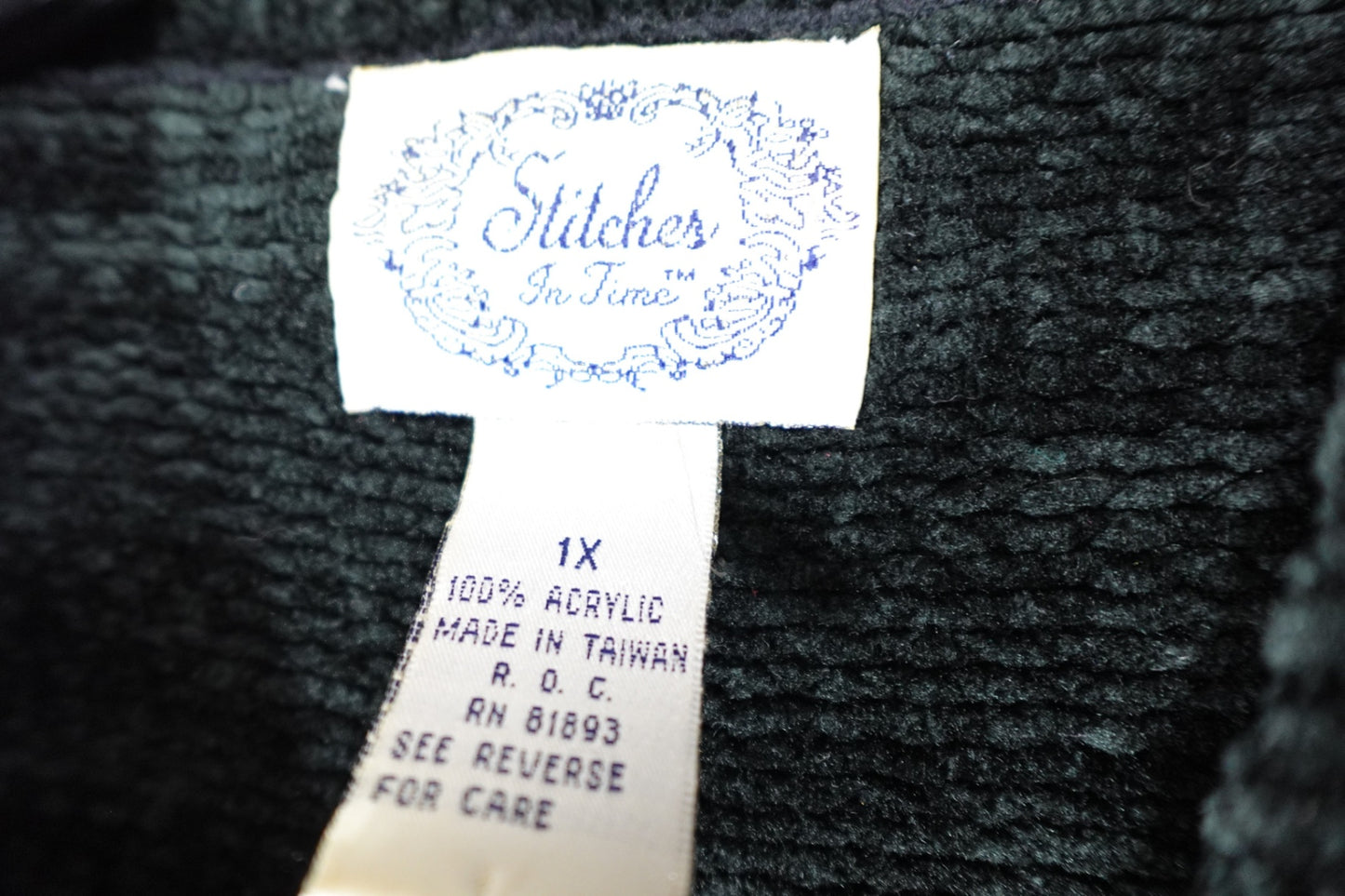 Stitches in Time, Cardigan, 1X