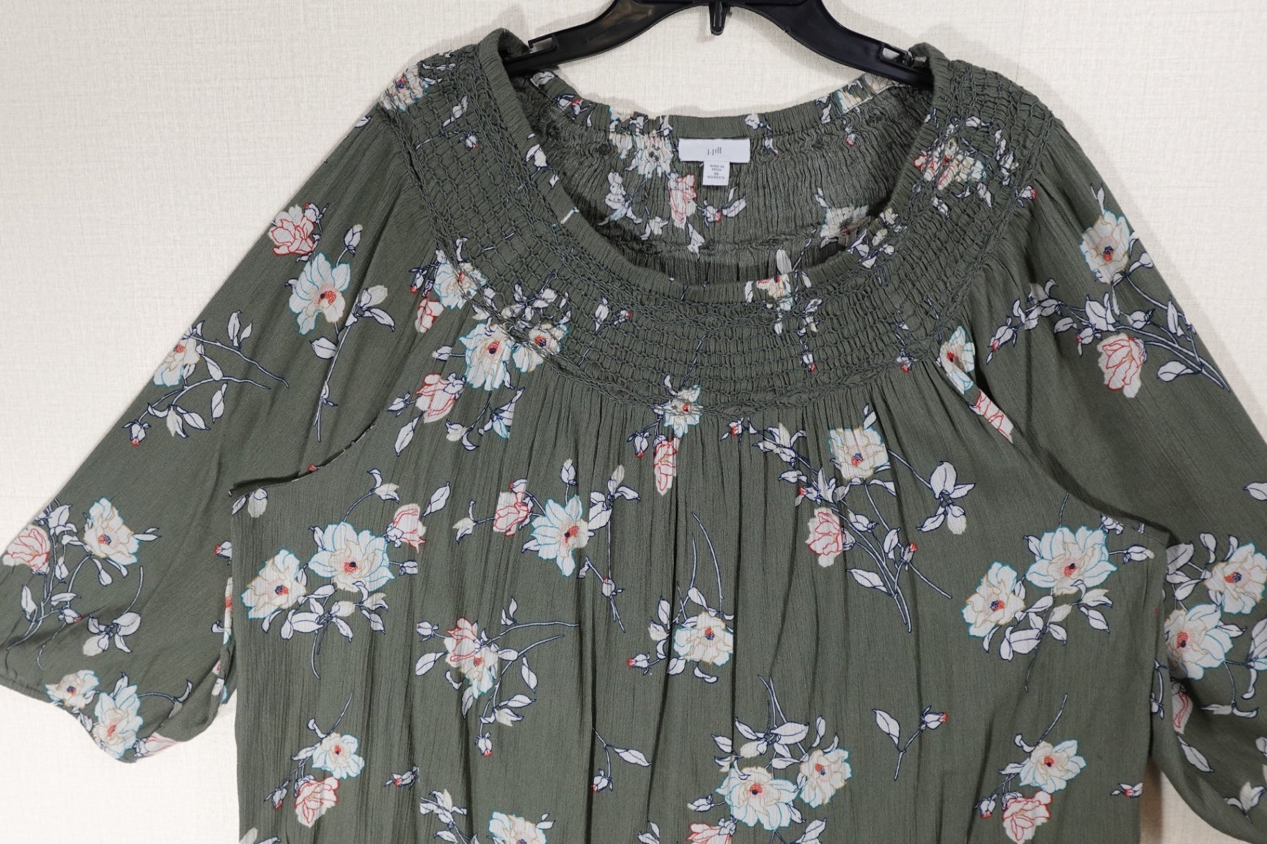 J Jill, 3/4 Sleeve Top, 3X