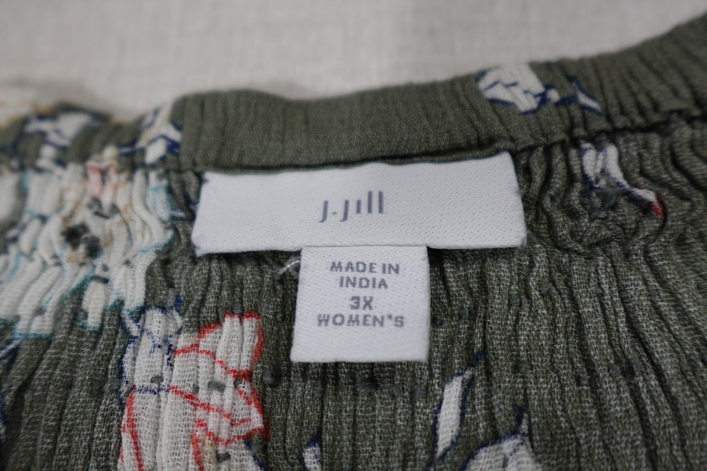 J Jill, 3/4 Sleeve Top, 3X