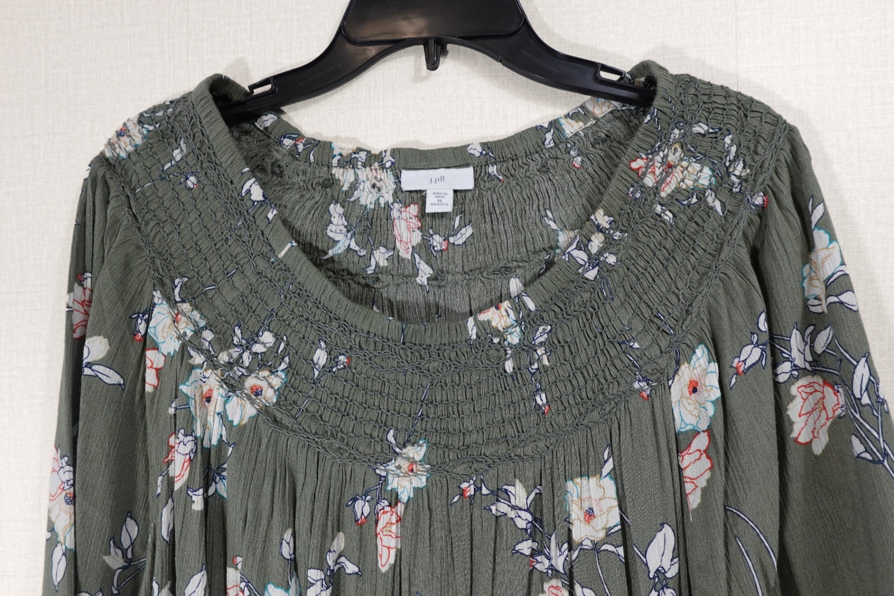 J Jill, 3/4 Sleeve Top, 3X