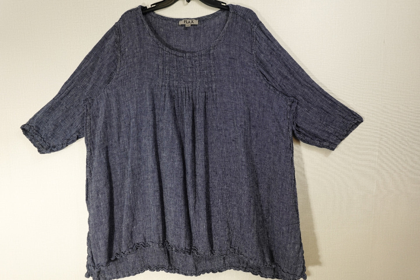 FLAX, 3/4 Sleeve Tunic Top, 16/18