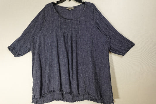 FLAX, 3/4 Sleeve Tunic Top, 16/18