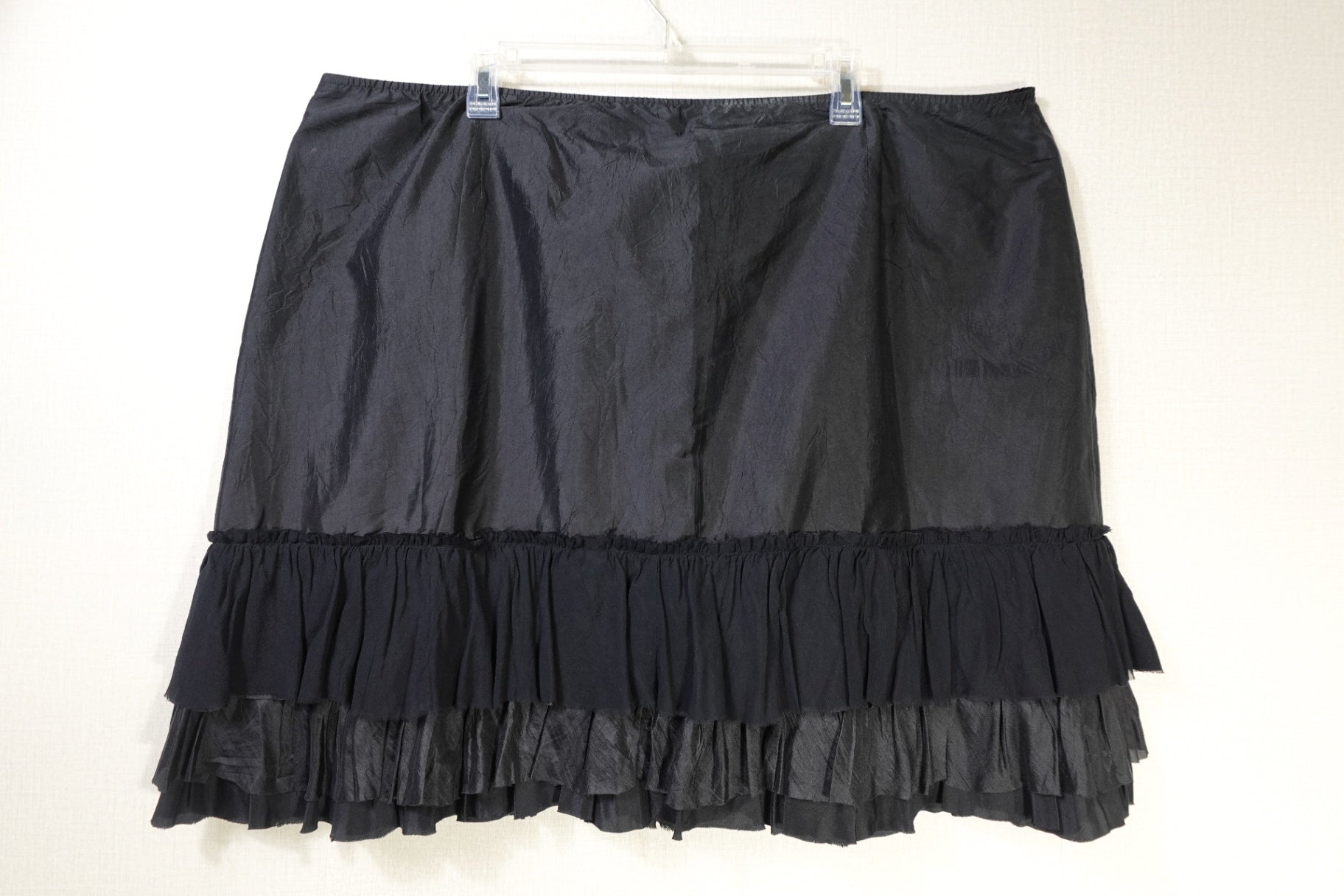 Eileen Fisher , Silk Ruffle Skirt, 3X
