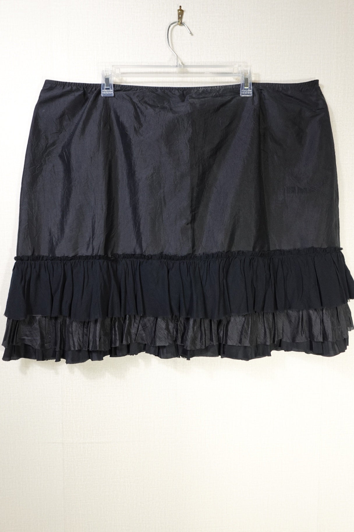 Eileen Fisher , Silk Ruffle Skirt, 3X