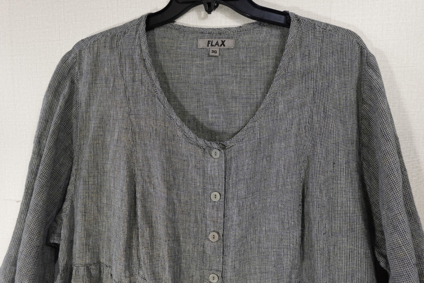 FLAX, 3/4 Sleeve Tunic Top, 24/26