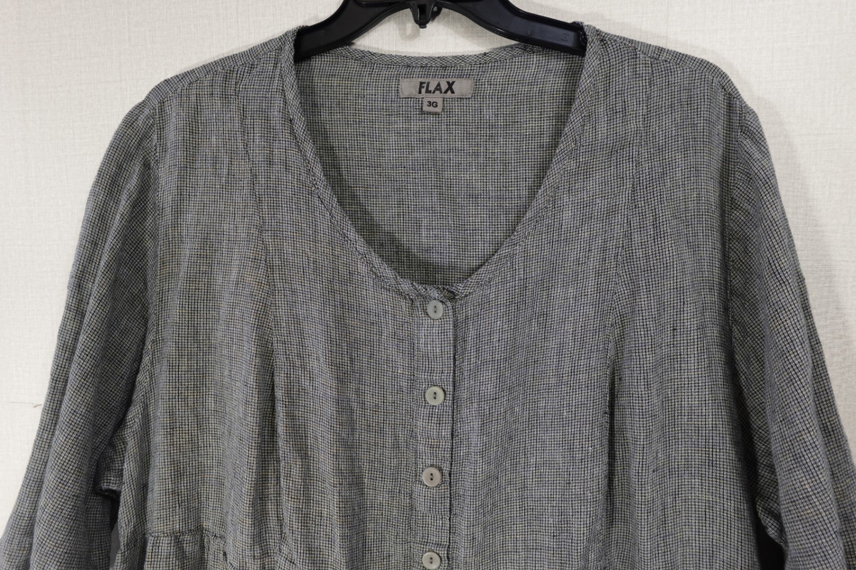 FLAX, 3/4 Sleeve Tunic Top, 24/26