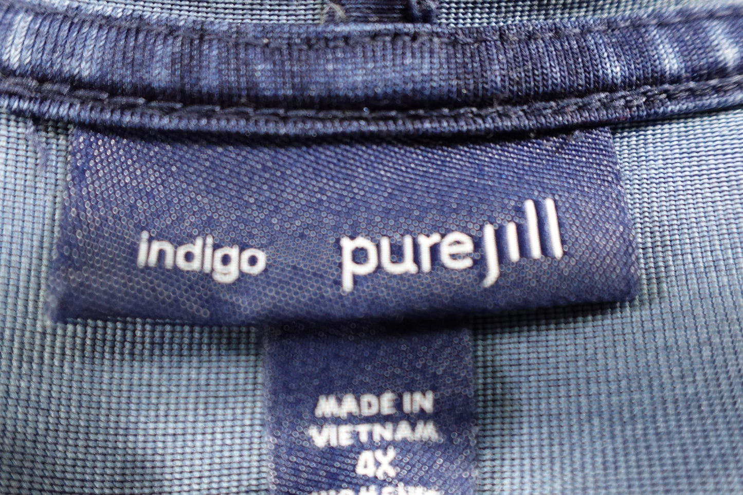 Pure Jill Indigo, Hoodie, 4X