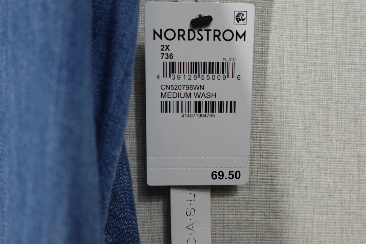 Nordstrom, New short sleeve top, 2X