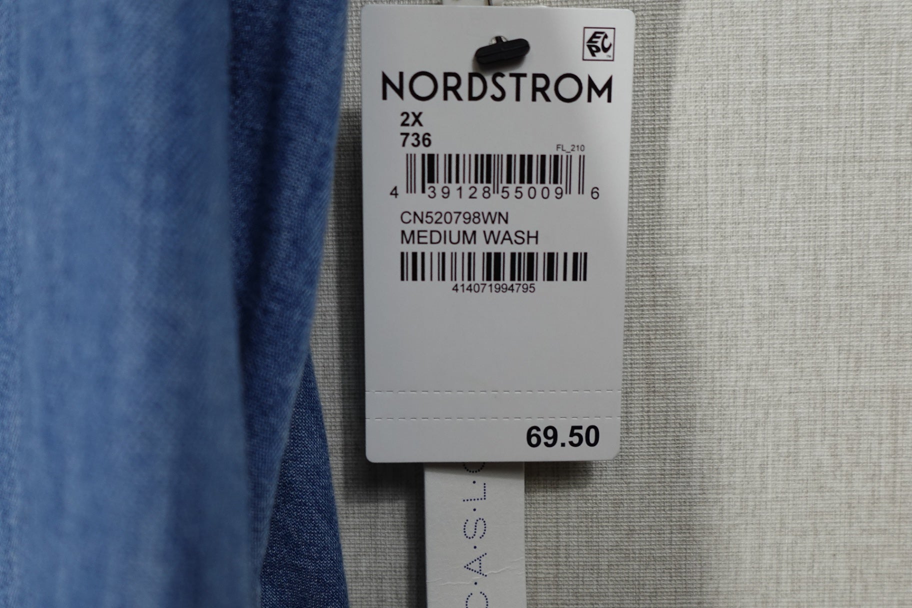 Nordstrom, New short sleeve top, 2X