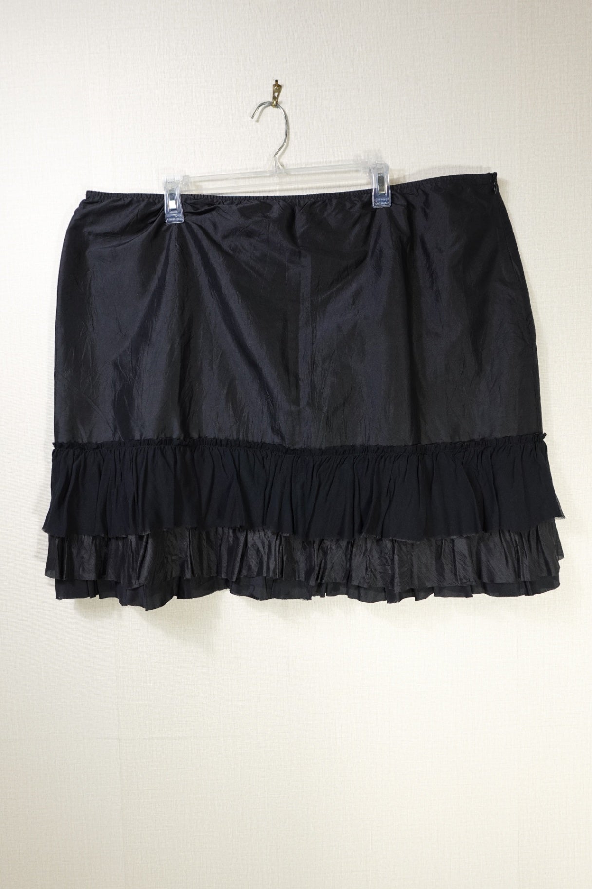 Eileen Fisher , Silk Ruffle Skirt, 3X
