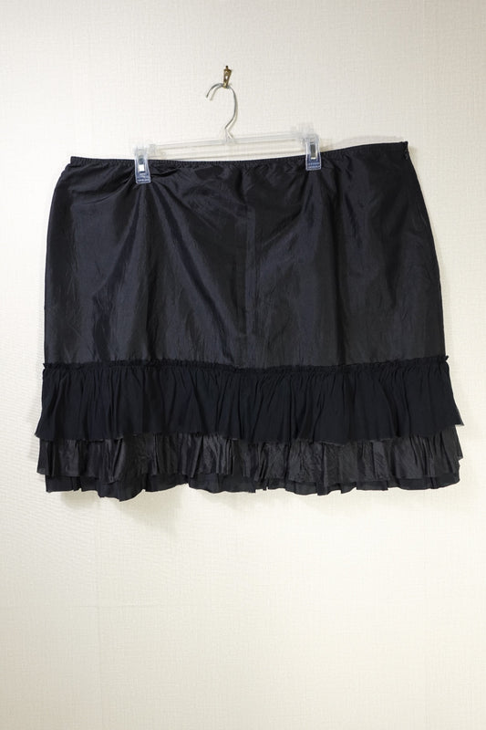 Eileen Fisher , Silk Ruffle Skirt, 3X
