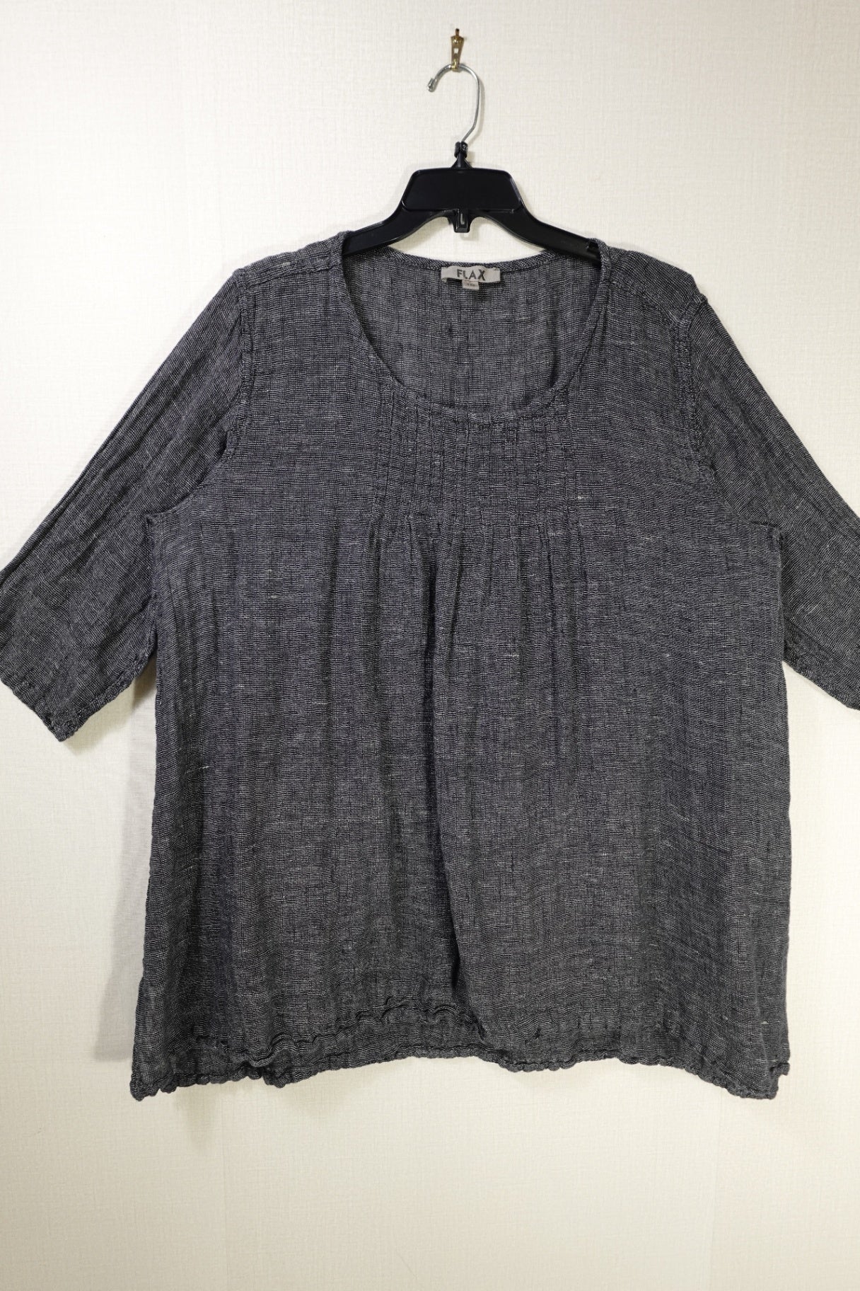 FLAX, 3/4 Sleeve Tunic Top, 16/18