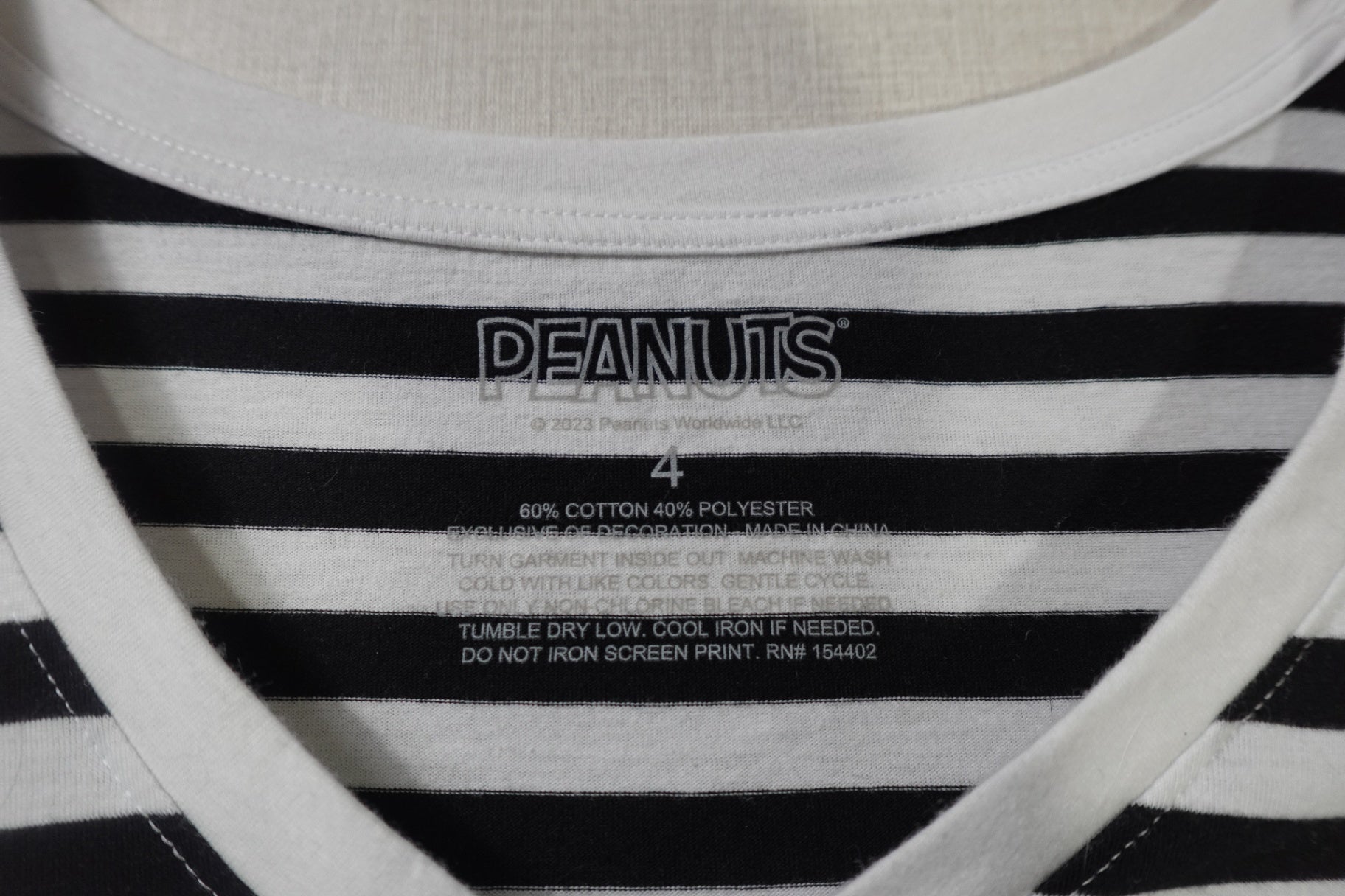 Peanuts, T-Shirt Shorts Sleeve, 4X