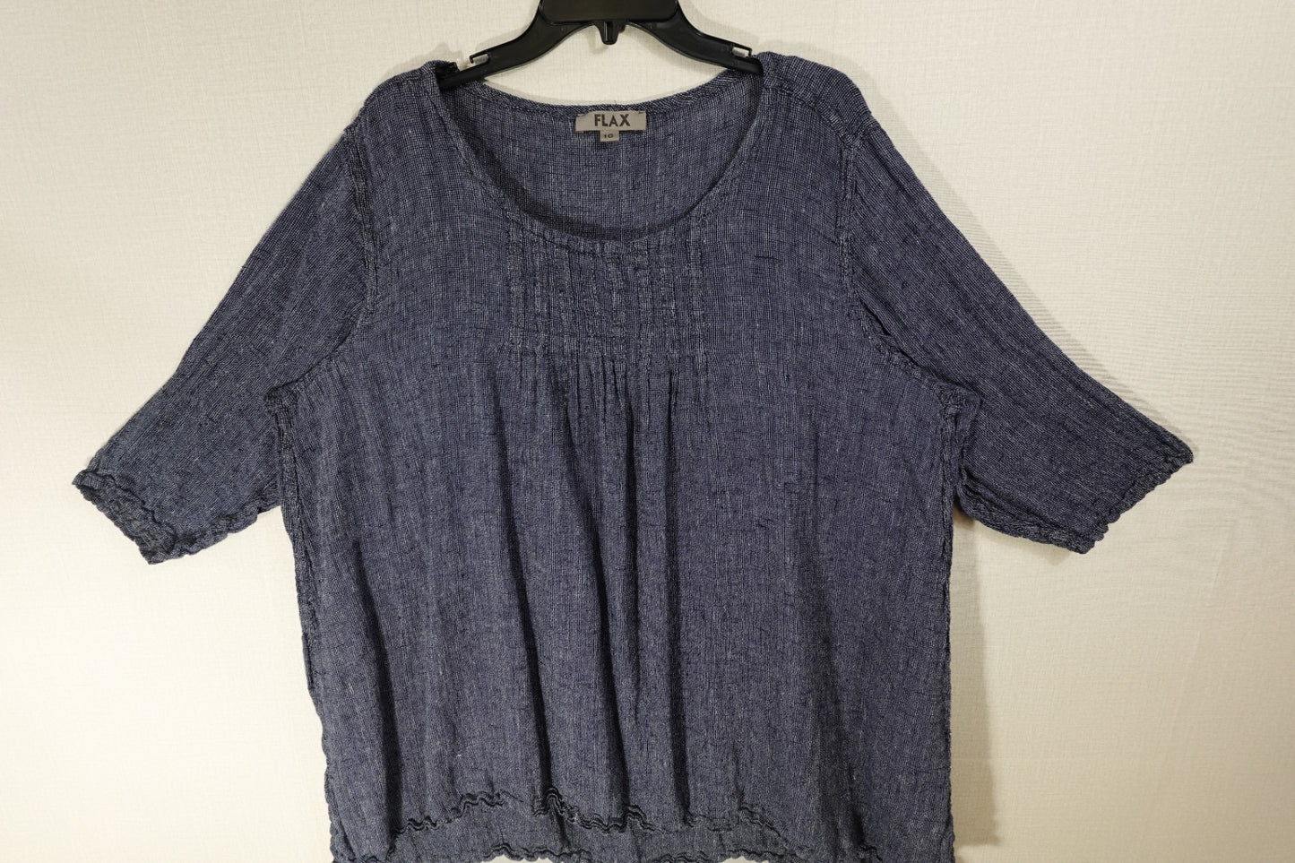 FLAX, 3/4 Sleeve Tunic Top, 16/18