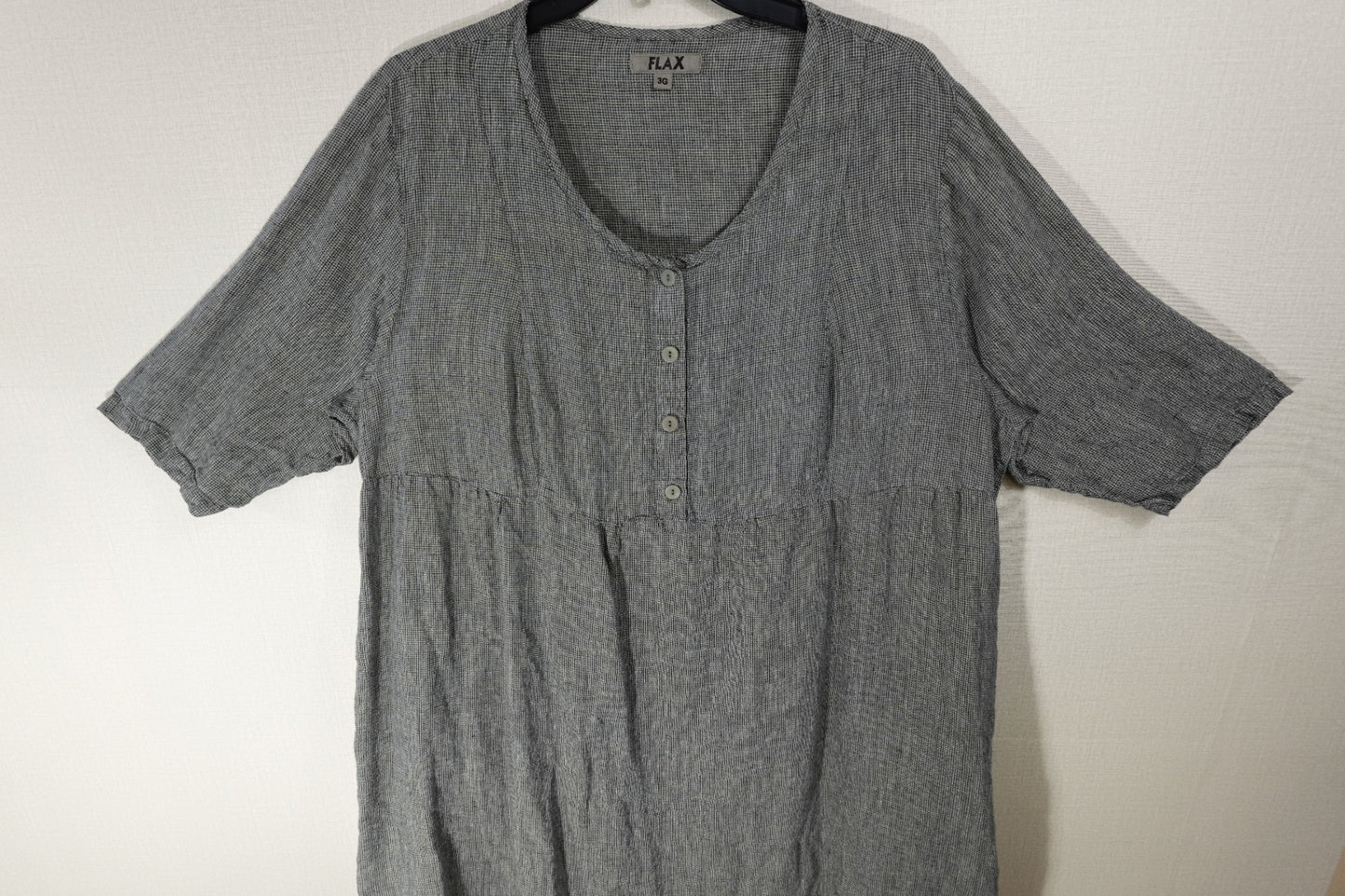 FLAX, 3/4 Sleeve Tunic Top, 24/26