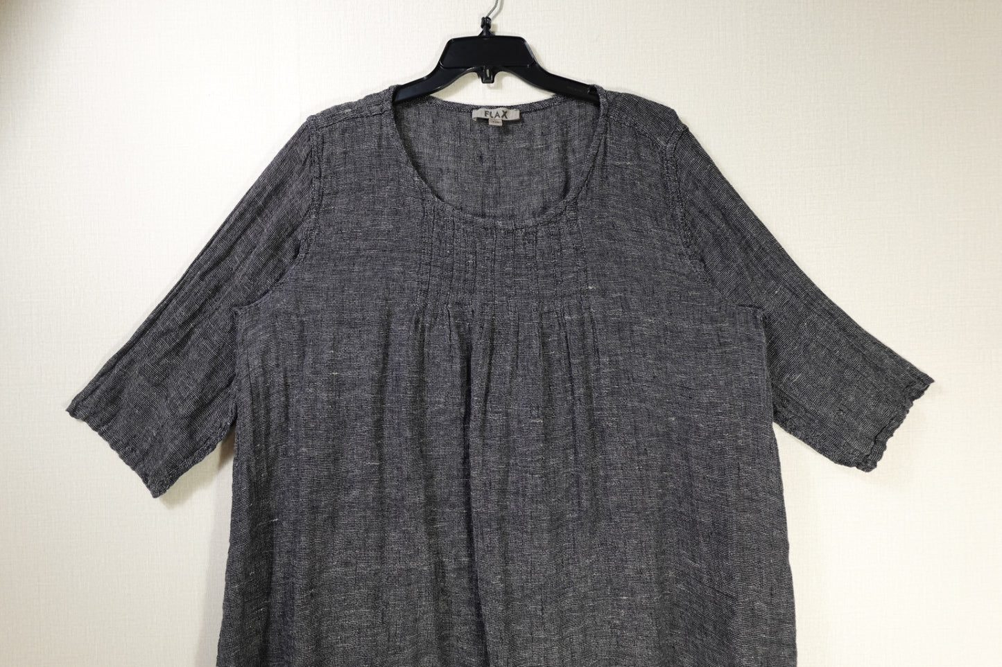 FLAX, 3/4 Sleeve Tunic Top, 16/18