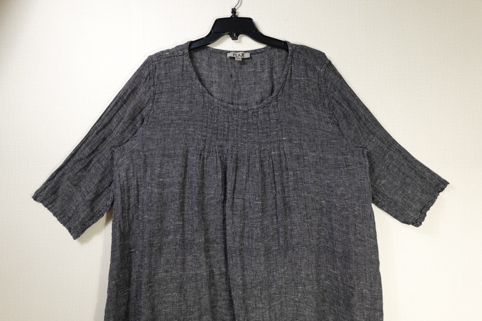 FLAX, 3/4 Sleeve Tunic Top, 16/18