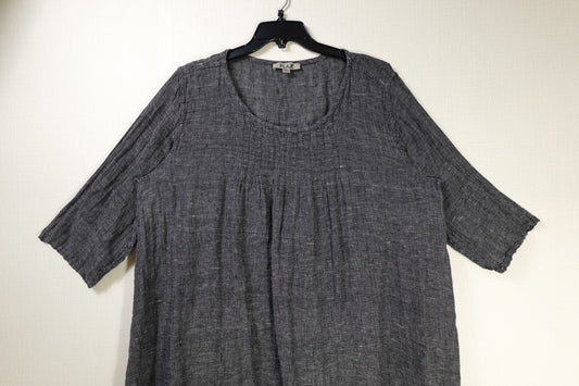 FLAX, 3/4 Sleeve Tunic Top, 16/18