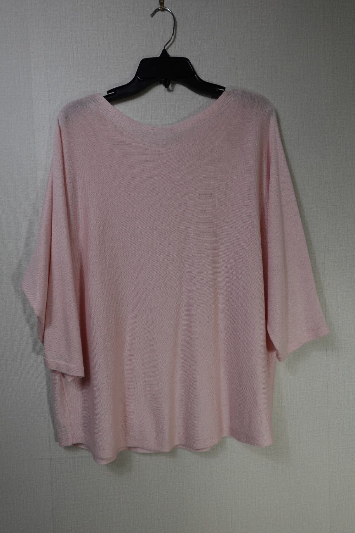 Chico's, Short sleeve knit top, XL (Chicos 3) Light Pink